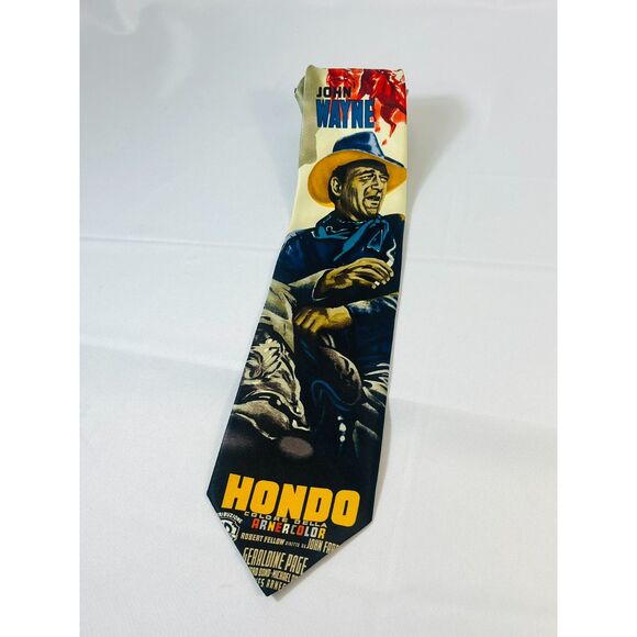 ROCKMOUNT RANCH WEAR Tie John Wayne Hondo Cowboy Western Ralph Marlin 25/380 - Picture 2 of 8